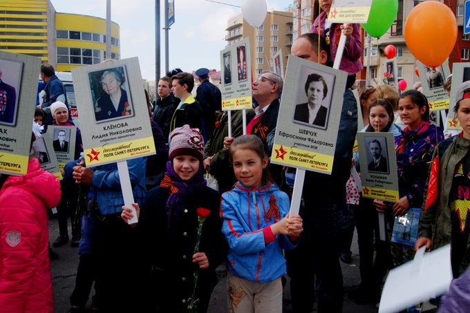 Парад Победы в Коломягах 2014